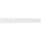 Ekena Millwork Holland Architectural Grade PVC Running Trim, 4"H x 5/8"P x 48"L RUNP04X0625X48HOL - alternate 1